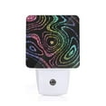 thumbnail image 1 of Fotbe Rainbow Glitter Luz Nocturna LED, Luz de Noche con Sensor de Luz Natural de Anochecer a Amanecer, Se Enchufa a la Pared, Blanco Cálido 0.5W-EU, 1 of 7