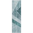 thumbnail image 2 of Addison Rugs Chantille Indoor/Outdoor Transitional Geometric Teal Washable Runner Rug, 2'3" x 7'6", 2 of 6