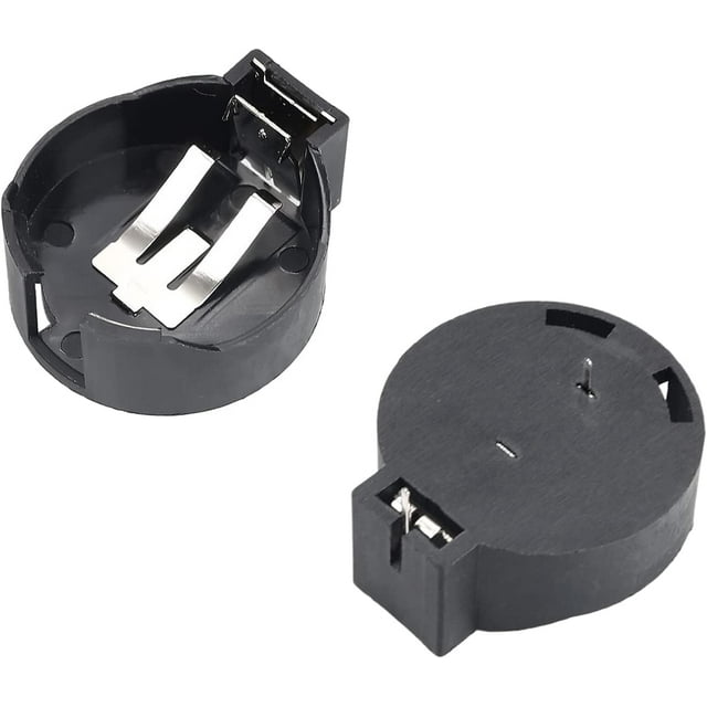 HUGFEGWE 2Pcs CR2477 Coin Cell Button Battery Holder Socket Container Case CA919-114791