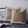 thumbnail image 2 of Brown Geometric 26x26 Pillow Covers Set of 2, White Greek Key Design Abstract Modern Art Throw Pillow Covers Decorative Couch Cushion Case, Microfiber Square Pillowcases for Bedroom Car Living Room, 2 of 7