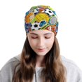 thumbnail image 2 of Naloa Various Balls Soft Beanie Hat, Knit Beanie Daily Beanie in Fine Knit for Women Men Winter Travel, Outdoor, 2 of 7