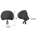 thumbnail image 4 of YAOMOBB Adjustable Headrest Pillow for Office Use Memory Foam Office Chair Headrest Attachment Adjustable Angle Universal Support Cushion Ergonomic Head Pillow Relieves, 4 of 6