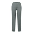 thumbnail image 4 of Fgnfyis Mens Mynx Hidden Expandable Waistband Classic Fit Front Pleated Dress Pant Pants for Men Grey XL, 4 of 5