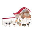 thumbnail image 2 of Figuras de granjeros en miniatura, animales de granja realistas, escena de cerca, figuras de animales de juguete 295 cm x 10 cm x 177 cm, 2 of 8