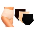 thumbnail image 1 of Paquete Con 3 Panty Faja Tatys Fashion Con Compresión Media Mujer 3 Colores Negro Nude Chocolate, 1 of 3