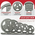 thumbnail image 3 of FlexWave Barbell 2-Inch Olympic Bumper Plate Weight Set, 80-240 lbs, Multiple Options, 3 of 6