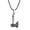 Silver, variant on PikaLF Axe Necklace for Men, Norse Viking Wolf Raven Pendant Necklace with 19.7” Chain, Retro Wolf Totem Necklace, Viking Runes Amulet Necklace, Punk Animal Wolf Jewelry Gift for Men