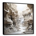 thumbnail image 2 of Designart "Sparse Desert Canyon River I" Canyon Floater Framed Wall Art Prints, 2 of 5