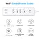 thumbnail image 4 of Advancent Toma de corriente de oficina en casa con puertos USB 2400W 10A aplicación remota Control WiFi toma de corriente de carga rápida enchufe de Accesorios para electrodomésticos Advancent HA066458-00B, 4 of 6