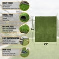 thumbnail image 5 of Ottomanson Pet Training Grass Pad 3x3 Dog Fake Grass Floor Mat, 2'7" x 3', Green, 5 of 8