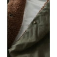 thumbnail image 5 of Lindreshi Winter Vests for Women Women Solid Short Outerwear Cotton Jackets Pocket Loose Stand Vest, 5 of 6