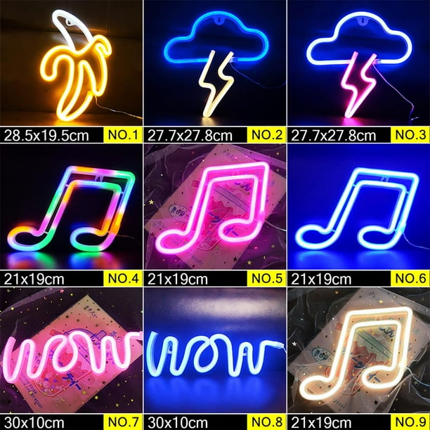 Venta al por mayor LED Neon Night Light Sign Wall Art Sign Night Lamp Regalo de cumpleaños de Navidad Wedding Party Wall Hanging Neon Lamp Home Decor Tan Jianjun unisex