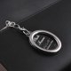 thumbnail image 2 of 6Pcs Fashion Mini Photo Frame Metal Keychains Key Rings Keyfob Gift for Couple and Family (Ellipse), 2 of 2