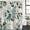 LightBLue Beige, variant on Polyester Fabric Spring Flowers Shower Curtain, Watercolor Floral Leaves Botanical Beige Waterproof Bathtub Curtain Bathroom Decor Set with Hooks 72 x 96 Inches