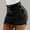 Black, variant on BOOMILK Skirts For Women Fashion Summer Short Jeans Denim Female Pockets Wash Denim Mini Skirts