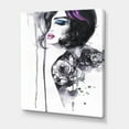 thumbnail image 3 of Designart Painting Female Portrait Canvas Wall Art, 3 of 4