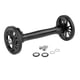 thumbnail image 2 of Portaequipajes trasero con varilla de extensión para ruedas de bicicleta plegable para transportar y caminar Negro Negro, 2 of 9