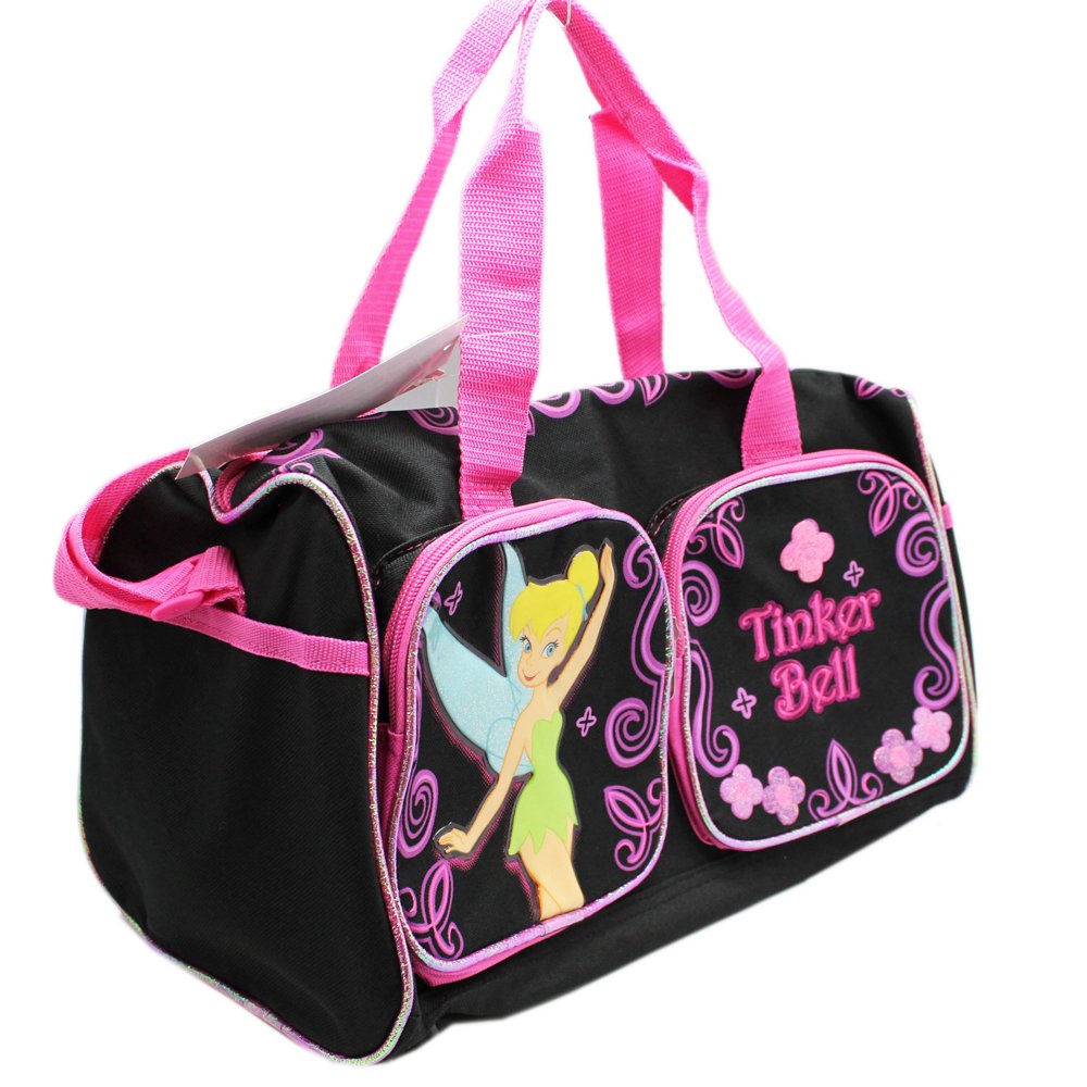 Disney's Tinker Bell Black/Pink Floral Pattern Girls ...