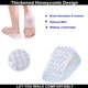 thumbnail image 3 of Taloneras de gel resistentes, inserto de cojín para absorción de impactos, fascitis plantar, alivio de enfermedades y dolor en el talón (2 pares), 3 of 5