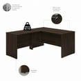thumbnail image 3 of Studio C 60W L Shaped Desk with 42W Return in Black Walnut - Engineered Wood, 3 of 7