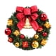 thumbnail image 2 of Christmas Bow Pineneedle Wreath With Christmas Gift Package Ornaments Simulation Wreath Door Window Fireplace Christmas Tree Ornaments, 2 of 6