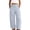 0-Blue303, variant on Lullu Girls Summer Lightweight Pants Breathable Loose Fit Straight Leg Pants, Sizes 2-3