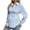 Blue02, variant on Maternity Blouses Dressy Collared Workwear Striped Long Sleeve Button down Shirts Business Casual Tops