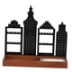 thumbnail image 5 of Expositor de pendientes para tienda minorista, para centro de mesa de apartamento base marrón, 5 of 9