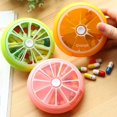 thumbnail image 5 of Pill Box 3 Times a Week 7 Compartments Large Pill Organizer (pink), 5 of 5