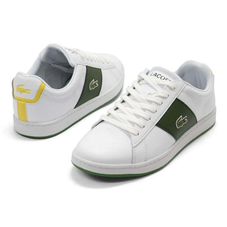 Lacoste Men's Carnaby Evo 0722 3 Sma Leather Fashion Sneakers, White \ M US -