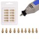 thumbnail image 1 of 10pcs 0.5-3.2mm Precision Brass Chucks For Dremel Drill - Electric Chuck Rotary Tools, 1 of 5