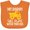 Orange, variant on Inktastic Construction My Daddy Still Plays with Trucks Boys or Girls Baby Bib