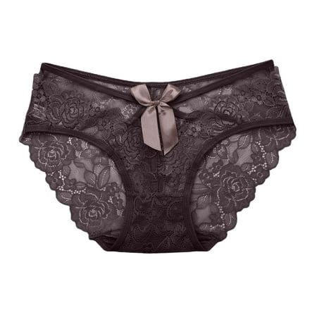 

Youmylove Women Lace Sexy Breathable Lace Hollow Out Brief Panties Underwear