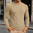 thumbnail image 2 of JIAYUE Men's T Shirt Relaxed Fit Casual Fashionable Round Neck Casual Long Sleeve Tees Everyday Soft Lightweight Breathable For Outdoor Workout And Sport Wear, 2 of 8