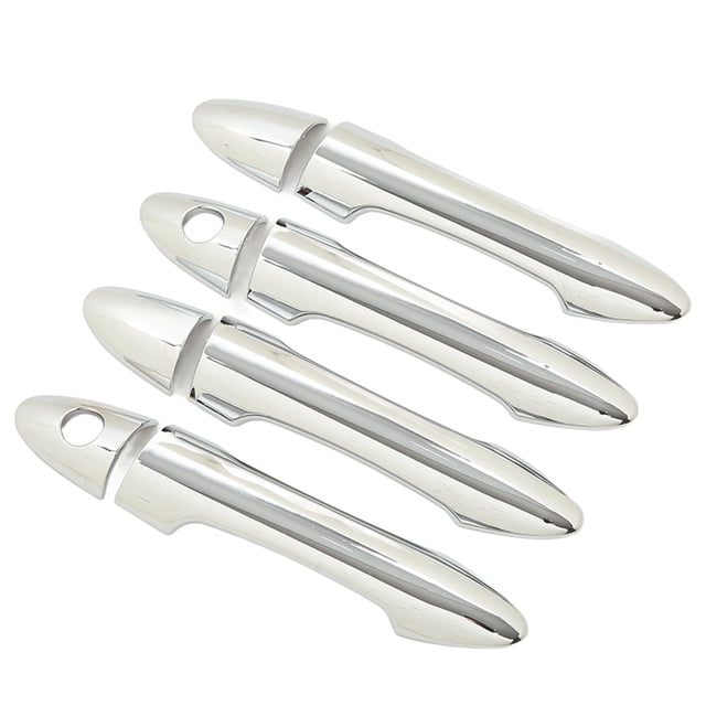Exterior Door Handle Cover, 8 Pcs Outside Door Handle Cover Durable ABS Easy Installation With Keyhole For Car