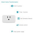 thumbnail image 2 of SmartPlug WiFi Intelligent Contrôle Vocal Interrupteur de Temps Sans Fil avec Ports Prise de Minuterie Télécommande Domestique pour Contrôle IFTTT, 2 of 8