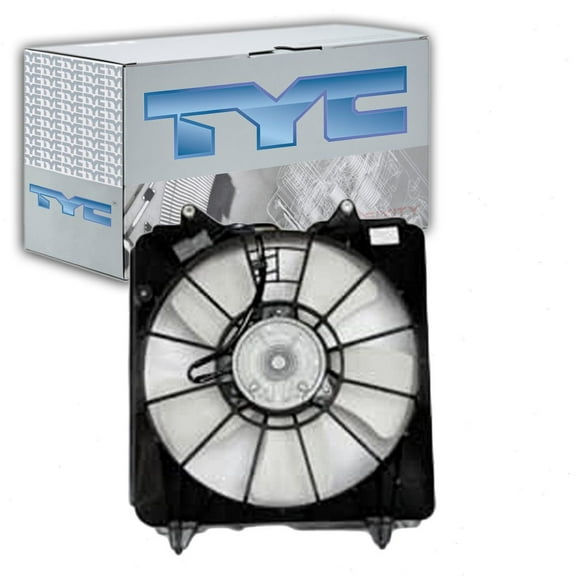 TYC Left Engine Cooling Fan Assembly compatible with Honda Civic 1.8L L4 2006-2011