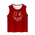 thumbnail image 4 of NAISIBABY Tank Tops for Boys, Fashion Graphic Sleeveless Loose Fit Summer Casual Athletic Tops Red 10T, 4 of 4