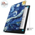 thumbnail image 5 of Case for 6.8" Kindle Paperwhite 11th Generation 2021 / Kindle Paperwhite Signature Edition, PU Leather Cover, Protective Sleeve Folio Case for Kindle E-Reader with Auto Sleep/Wake, Starry Night, 5 of 7