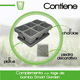 thumbnail image 4 of Kit 2 Charola moderna rectangular para suculentas Smart Garden  Gris, 4 of 6