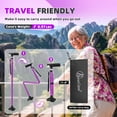 thumbnail image 4 of BeneCane Folding Cane with Dual LED Lights, Adjustable Quad Cane for Men and Women, Lightweight Aluminum Walking Cane with Self-Standing Base and Carry Bag, 4 of 8