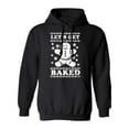 thumbnail image 2 of Veracco Let's Get Baked Gingerbread Christmas Hooded Neck Funny Cool Hoodie for Men Women Unisex (Red), 2 of 4