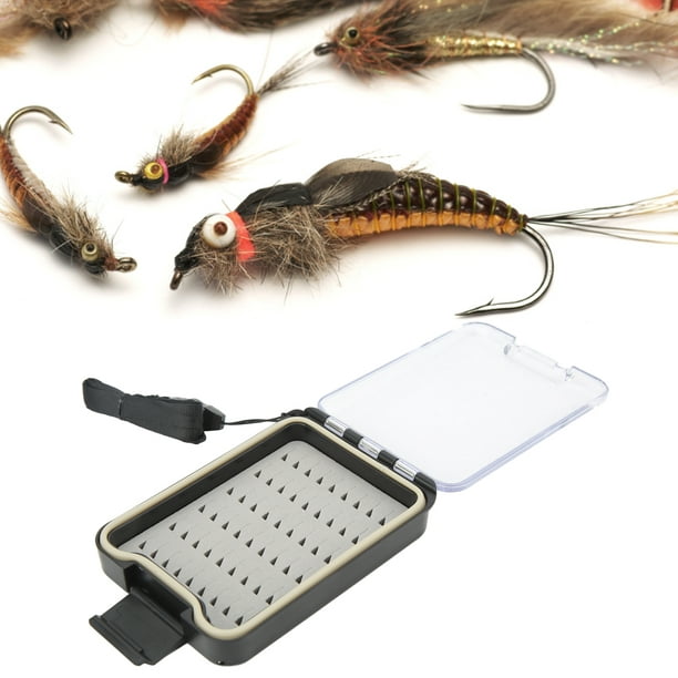 Fly Fishing Box, Fly Box Light Weight Waterproof With Lanyard For Fishing
