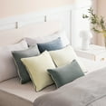 thumbnail image 4 of NOSTHEART Throw Pillow Covers 12" x 20" Set of 4 Decorative Pillowcases Soft Velvet Cushion Covers Couch Pillows for Living Room Sofa Car Home Decor (Neutral), 4 of 5