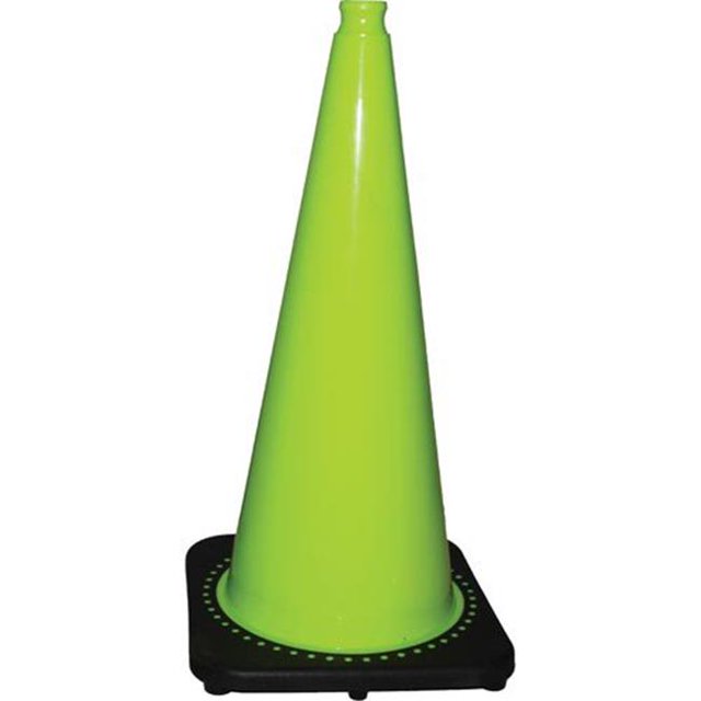 28 in. Fluorescent Green Cone
