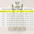 thumbnail image 2 of Toddler Boy Gentleman Outfit 4t British Summer 2 Piece Set Button Down Shirts Suspender Shorts Bowtie School Formal Clothes 6 Years, Khaki, 2 of 7