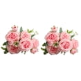 thumbnail image 4 of 2 PCS Garland Artificial Rose Attractive Decoration Banquet 30cm Pink, 4 of 8