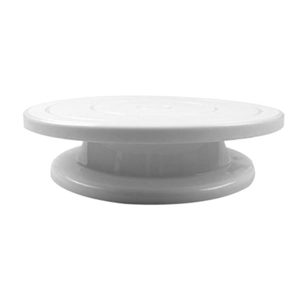 Toystoory giratorio para tartas, decoración de tartas, moldeado, giratorio de plástico, herramienta para hornear Herramientas y accesorios para hornear blanco Toystoory HA6404-01B