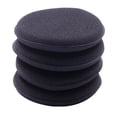 thumbnail image 3 of Almohadillas de encerado para vehículos, 5 uds., almohadillas de esponja para pulir, herramienta de limpieza, almohadilla de limpieza suave negra, 3 of 3