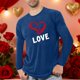 thumbnail image 1 of Ceisia Men Casual Fashion Print Round Neck Pullover Long Sleeve Sweatshirt Gift, 1 of 4